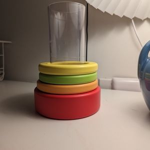 Lovevery Clear Tube and Stacking Rings